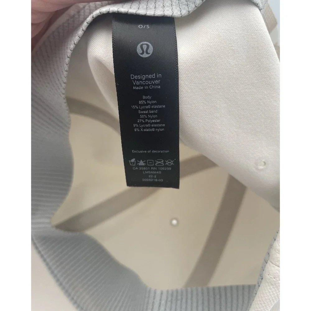 Lululemon Hat Unisex Size OS Days Shade Ball Cap Ivory Strapback Men's Women's - Picture 9 of 14